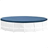 INTEX 28031 - Cobertor para piscinas desmontables Metal y Prism Frame 366 cm, Color Azul marino