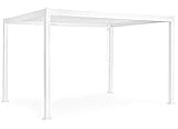Bizzotto Pérgola Exterior Pacific 3x4 m Blanca