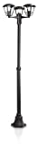 Philips My Garden Creek - Farola de exterior, 3 x 60 W, 220 V, color negro