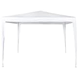 Aktive 53857 - Cenador cuadrado Aktive Garden polietileno blanco
