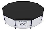 Bestway 58036 - Cobertor Invierno para Piscina Desmontable Ã305 cm Redonda, Color Gris