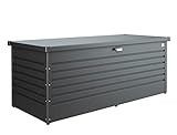 Baúl de exterior de 180 grs. Oscuro metálico