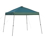 Outsunny Cenador Plegable 3x3m Portátil de Jardín con Bolsa de Transporte con Ruedas Acero para Exterior Fiestas Camping Verde