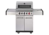 Enders Kansas Pro 3 SIK Turbo Parrilla para Barbacoas – Barbacoa Acero Inoxidable con 3 Quemadores y Tecnologías Turbo Zone, Heat Range y Simple Clean – Barbacoa Jardín Exterior como Asador Carne