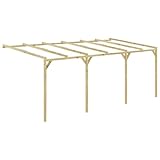 vidaXL Madera Pérgola Cobertizo Puerta Toldos Jardín Carpa Exterior Cubiertas Jardinera Decoración Plantas Flores Marquesina Aire Libre