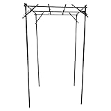 Jack Pérgola Carpa Cenador de Jardín Porche Patio Terraza de Aspecto Estructuras Hierro Decoración Exterior,Soporte Ideal para Plantas de Escalada y Flores
