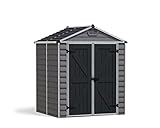 CANOPIA by Palram Skylight - Cobertizo de jardín (6x5, Deco Grigio)