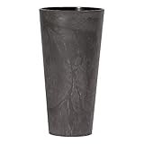 Prosperplast Tubus Slim Effect de plГЎstico con depГіsito en Color Antracita, 38,1 (Alto) (Ancho) x 20 (Profundo) cms