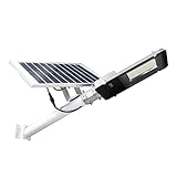 JANDEI - Farolas Solares para Exterior, 2500 Lúmenes, Impermeable IP65, Panel Solar Orientable y Mando a distancia, 200 LEDs, 6000K Blanca Fría, Luces solares para Jardín, Patio, Camino, Muro, Jardín