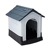 ZYYWX Casetas para Perros Casita para Perros Plegable para Exterior Pequeña Y Mediana, Caseta De Protección contra La Lluvia Y El Sol Interior Y Exterior, Fácil De Limpiar (Size : 65x57x66cm)
