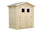 Hoggar Nature Casetas de Madera Alvik (2,66 m2). Cobertizo Jardin 136x196x218cm