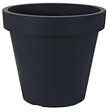 Spetebo Macetero XXL – Diámetro 58 cm – Macetero de plástico grande (antracita)