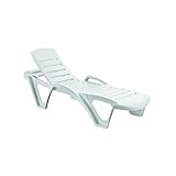 Tumbona MONOBLOCK APILABLE Blanca Marca Ipae-Progarden