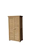 Gardiun KNH1105 - Caseta Armario Emmy 87x46,5x160 cm Madera para Exterior
