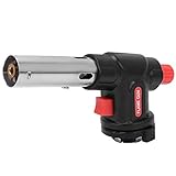 Pistola de Llama Soplete de Gas Pistola de Llama Ajustable Pistola de Soldadura de Encendido Electrónico para Exteriores Cocina Cocina Barbacoa Hornear 1300 ℃