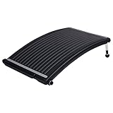Paneles de Calefacción Solar, Alta Eficiencia de Calefacción 2 Uds Calentador Solar de Piscina 110x65 Cm para Familia para Piscinas sobre el Suelo