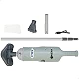 Intex - Limpiafondos manual, Aspirador piscina INTEX, Aspirador de fondo de piscinas, autonomía 50 minutos, 2 cepillos intercambiables, tubo telescópico 2,39 cm, INTEX