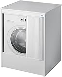 Negrari AM5011P Mobiliario de Apertura de persiana para Exteriores, Resina, 70 x 60 x 94 cm, Color Blanco, M