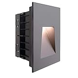Señalizadores LED 7 W empotrable pared luz vertical jardín garaje 3000 K IP65
