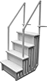 Decoytec Escalera Sintetica 4 peldaños para Piscinas enterradas