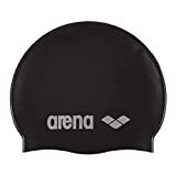 Arena Classic Gorro de NataciГіn, Unisex Adulto, Negro (Black/Silver), Talla Гљnica