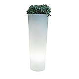 Maceteros Iluminados para Exteriores - Macetero Ficus 80 Light con Cable (30X30X80)