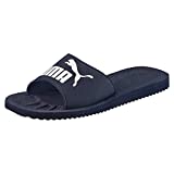 PUMA Purecat, Chanclas Unisex Adulto, Multicolor (Peacoat-White), 43 EU