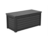 Keter 249206 Arcón Exterior Northwood, Capacidad 640 litros, Grafito