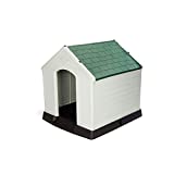 GARDIUN KZT1003 - Caseta de Perro Zeus Maxi Resina 105x96x98 cm Beige/Verde