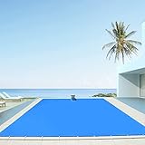 Invercober Security Forte 680 gr Cobertor de Invierno para Piscina de 3.00 x 6.00 m I Medidas totales Lona: 3.30 x 6.30 m I Color Exterior: Azul / Interior: Negro I GARANTÍA: 3 años