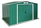 Duramax Casetas de Metal Ideal para el Jardin. Medidas 2.423 x 3.221 x 1.961 mm. Superficie 7,80 m2