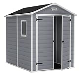 Chalet et Jardin Keter Manor 68 - Caseta de plástico con Puerta Doble (7503)