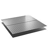 ILESTO Baldosas Suelo Aluminio | Caseta Jardín John (216 x 216 cm)