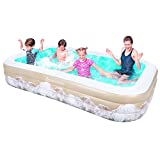 Brace Master Piscinas inflables, Piscina Hinchable Familiar, Piscina Hinchable 241 x 142 x 56 cm para Fiesta AcuáTica De Verano, Adultos, jardín