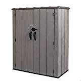 LIFETIME 60209 - Armario exterior ultrarresistente lifetime, Color Marrón, 136x70x172 cm uv100