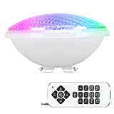 Kingwei RGBW Luz de Piscina, 40W Luces LED para Piscina PAR56, Iluminación de piscinas con Control Remoto, 12V AC/DC Impermeable IP68 Luces de piscina