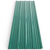 Deuba 12x paneles para tejado 7m² de chapas perfiladas Verde techo pared de metal exterior 129 x 45 cm cobertizos jardín