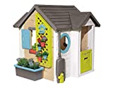 Smoby - Casita Infantil Tematizada Garden House con Múltiples Accesorios, para Niños a partir de 2 Años - 128.5 x 132 x 135 cm