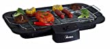 ARDES - Barbacoa Eléctrica sin humo 2200 W Parrilla Eléctrica Portátil de Balcón Barbacoa da Interior o Exterior Color Negro Modelo AR1B01