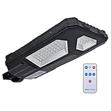 Luz Solar Exterior, 87 Perlas LED de Alta Luminosidad, con Sensor de Movimiento, Equipado Paquete de Instalación, Sin Cableado, 2400 mAh IP65 Impermeable Foco Solar Exterior para Jardín, Patio, Garaje