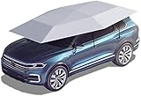 JZLPY Totalmente automática Doblado Paraguas del Coche, portátil multifunción protección Auto Coche Tienda Parasol, Movable Marquesina Marquesina para al Aire Libre Tienda de campaña, 4.2m