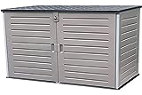 Gardiun Arcón de Resina Soften II 1.170 L 140x82x123 cm con Amortiguadores Gris