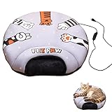 MANGUO caseta de calefacción para Gatos,Cama para Mascotas de Calentamiento rápido y equilibrado para Perros y Gatos medianos y pequeños - Accesorios cálidos para Mascotas fáciles de Desmontar