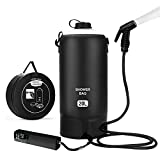 Tadomoe Ducha Portatil, Ducha Camper 5 Galones/20L con Bomba de Ducha PortГЎtil, Bolsa Ducha Camping con Boquilla PrГЎctica, Indicador de Temperatura, Ducha Solar para Playa, Camping, Senderismo, Viaje