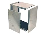 maggini 8031624133678 caja de kit para contador Gas fondo abierto, acero galvanizado