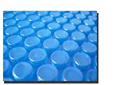INTERNATIONAL COVER POOL Cubierta Solar 600 micras Eco para Piscina de 5 x 10 Metros con Refuerzo en los Anchos