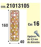 WOLFPACK LINEA PROFESIONAL Soporte Parra Madera Placa Bicromatada 40x160 mm.