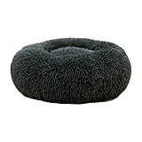 MILUCE Cama para Perros Cama para Gatos Donut- Cama para Mascotas Deep Sleep Plush Cotton Nest con Calentamiento y cómoda función de sueño Adecuado para Perros Grandes, medianos y pequeños