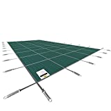 BuoQua Cubierta Rectangular de Protección para Piscinas Tubulares 5,5 x 11 m Cobertor para Piscina Mejor Drenaje