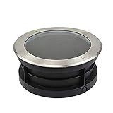 AMDHZ LED Lámpara Empotrable En El Suelo Luces enterradas Sin deslumbramiento Fácil de instalar focos led exterior Terraza jardín IP67 a prueba de agua Bañador de pared iluminación Decoración navideña